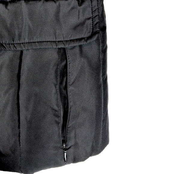 Kenneth Cole Reaction Womens Black Zip Down Puffer Jacket Sz XS - Picture 6 of 8